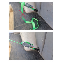 PAS MOCUJĄCY Z NAPINACZEM 25MM 3M